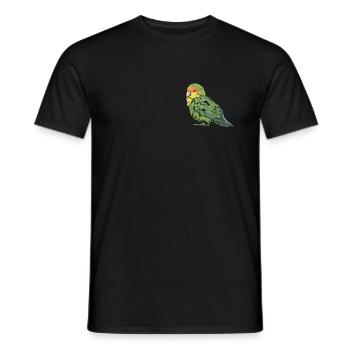 Rose head I Inseparable motif for - Men's T-Shirt - black - Front - AI Model Male 178 light (178cm)