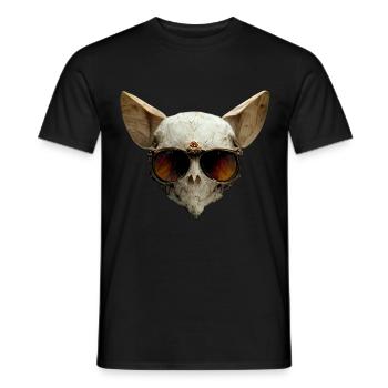 Tarifs Skull - T-shirt homme - noir - Devant - AI Model Male 178 light (178cm)