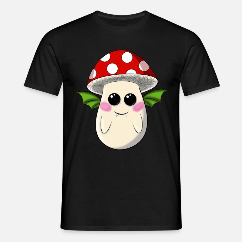 Toadstool bat - Men's T-Shirt - black
