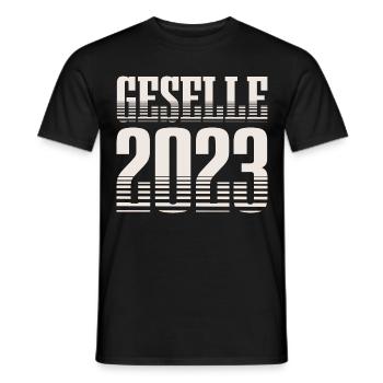Geselle 2023 Gesellenprüfung - Männer T-Shirt - Schwarz - Vorne - AI Model Male 178 light (178cm)