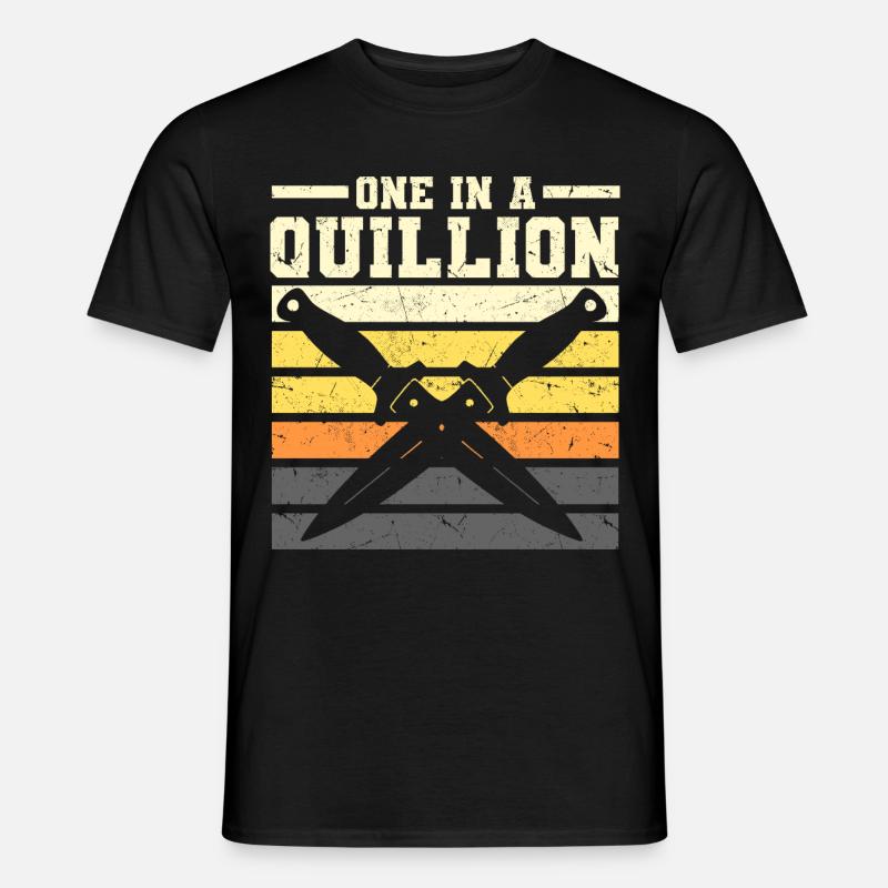 Messer sammeln - Männer T-Shirt - Schwarz