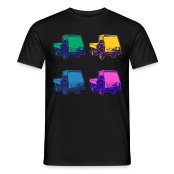 Multicar M25 Multicar Nouveaux camions Multricar - T-shirt homme - noir - Devant - AI Model Male 178 light (178cm)