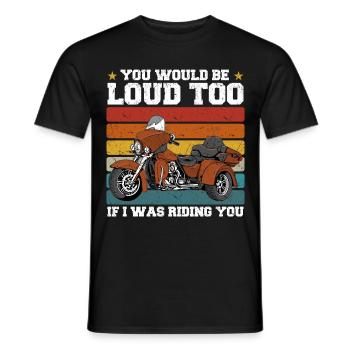 Trike Fahrer | Triker Trikes Motorrad Geschenkidee - Männer T-Shirt - Schwarz - Vorne - AI Model Male 178 light (178cm)