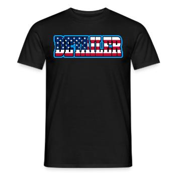 America Car Detailer Car Enthusiast Detailer - Men's T-Shirt - black - Front - AI Model Male 178 light (178cm)