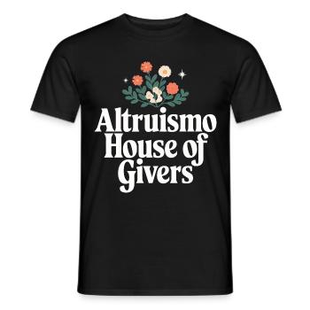 Altruismo Selbstloses Geben Gebende Schulgeist - Männer T-Shirt - Schwarz - Vorne - AI Model Male 178 light (178cm)