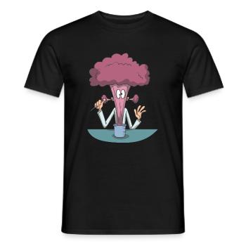 Chimiste explosion chimiste - T-shirt homme - noir - Devant - AI Model Male 178 light (178cm)