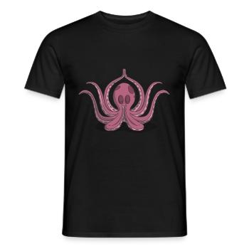 Oktopus Yoga Méditation - T-shirt homme - noir - Devant - AI Model Male 178 light (178cm)