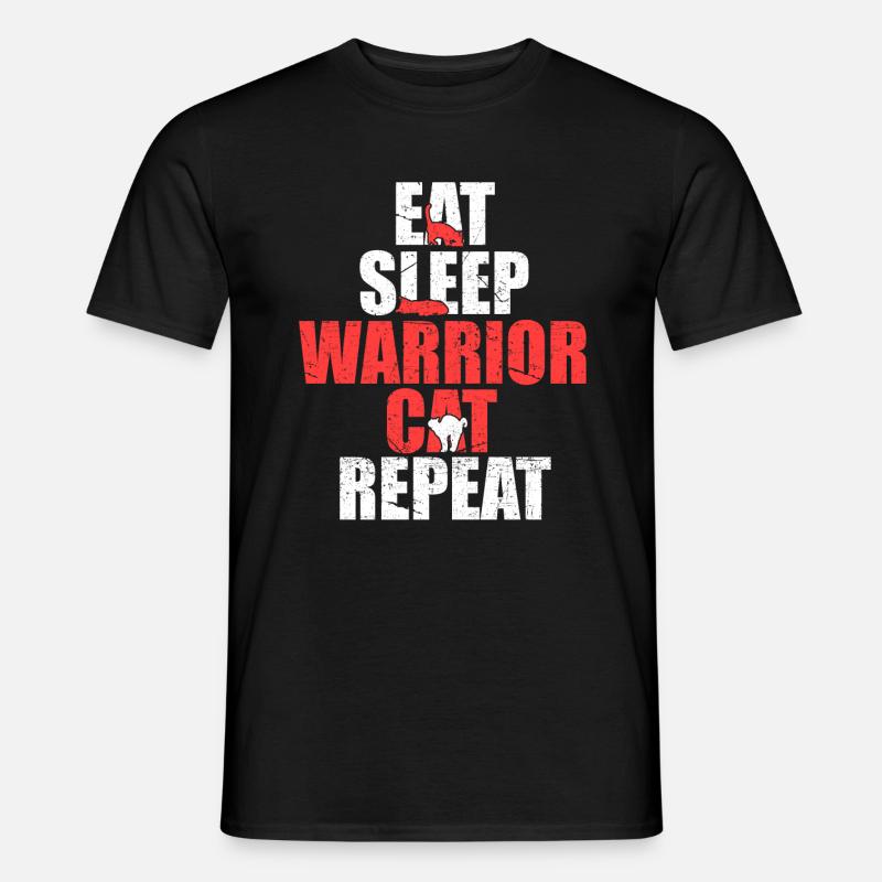 Essen Sie - Männer T-Shirt - Schwarz