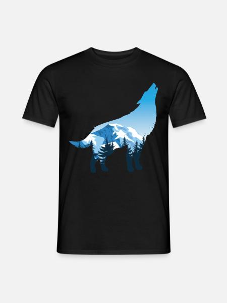 Fantastisches WolfTStück für WerwolfFanTStück " - Männer T-Shirt - Schwarz