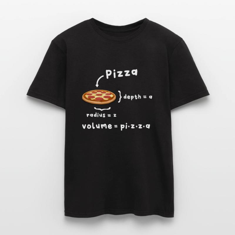 Pizza math math physics teacher meme Men’s T-shirt