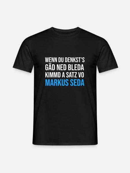 Markus Söder - Männer T-Shirt - Schwarz