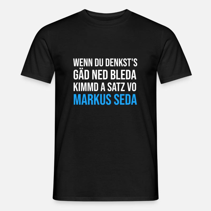 Markus Söder - Männer T-Shirt - Schwarz