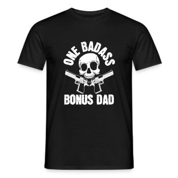 Papa grand-père oncles grand-pères relative un - T-shirt homme - noir - Devant - AI Model Male 178 light (178cm)