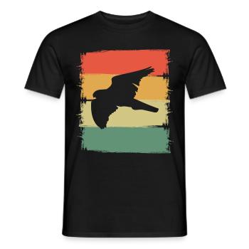 Falknerei Geschenkidee Falkner Beizjagd Greifvogel - Männer T-Shirt - Schwarz - Vorne - AI Model Male 178 light (178cm)