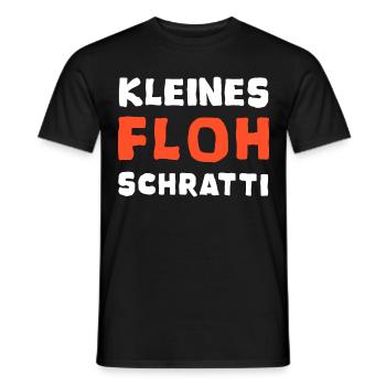 Kleines Floh Schratti Edition - Männer T-Shirt - Schwarz - Vorne - AI Model Male 178 light (178cm)