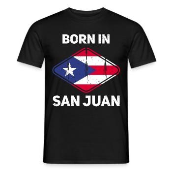 Puerto Rico - Männer T-Shirt - Schwarz - Vorne - AI Model Male 178 light (178cm)