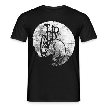 Kreis - Radfahren - (2) - Männer T-Shirt - Schwarz - Vorne - AI Model Male 178 light (178cm)