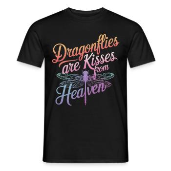 Libelle Libellen Insekten Natur - Männer T-Shirt - Schwarz - Vorne - AI Model Male 178 light (178cm)