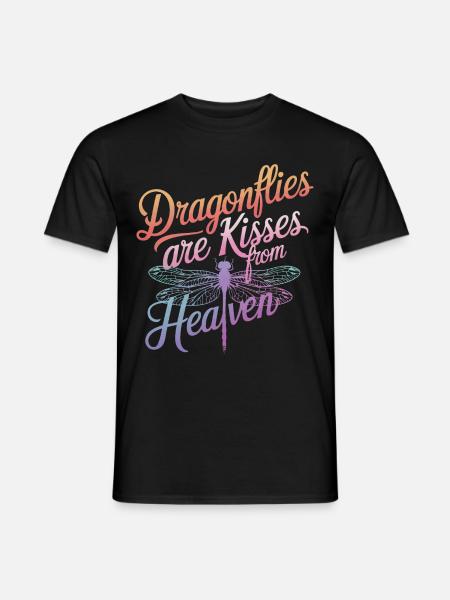 Libellule Libellules Insectes Nature - T-shirt homme - noir