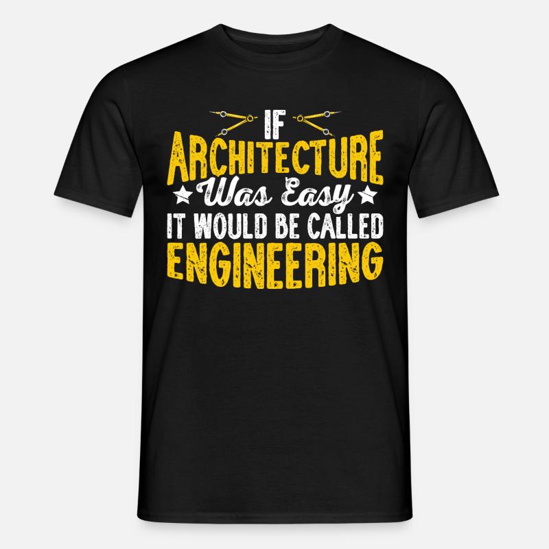 Architekt - Männer T-Shirt - Schwarz