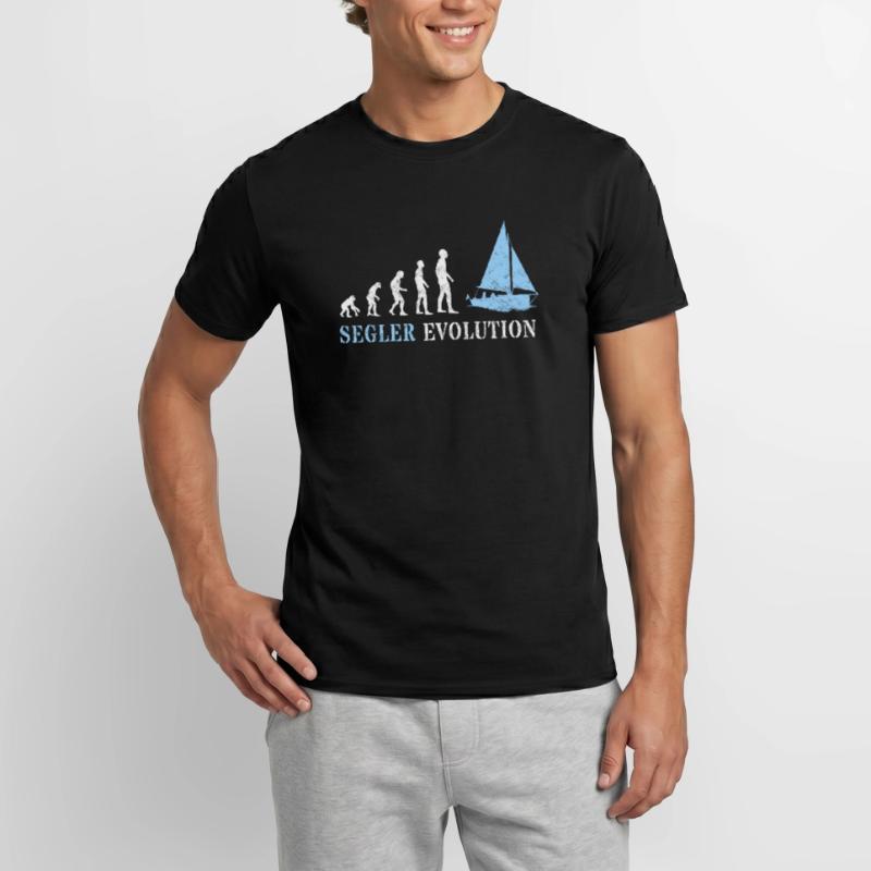 Evolution de la voile Evolution du marin T-shirt homme