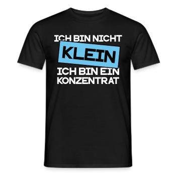 Ich bin nicht Klein - Männer T-Shirt - Schwarz - Vorne - AI Model Male 178 light (178cm)
