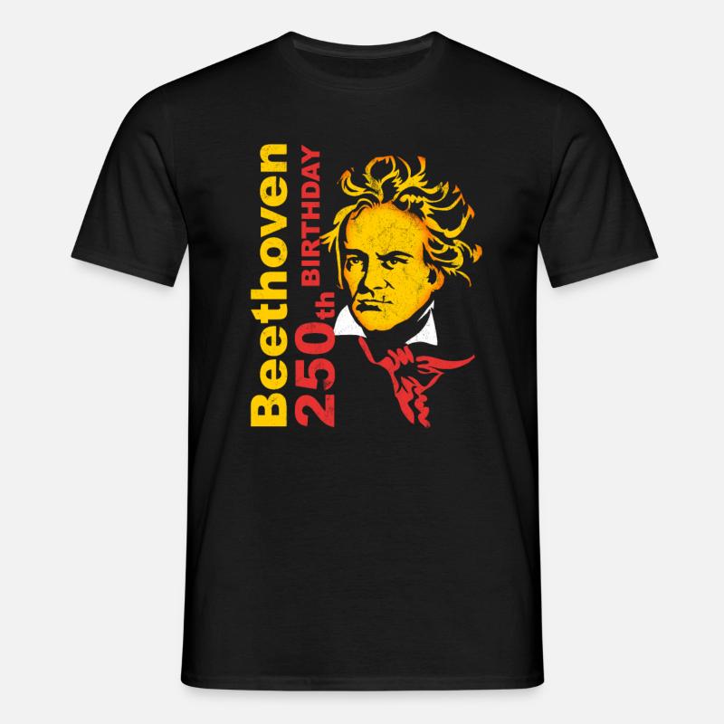 Beethoven - Männer T-Shirt - Schwarz