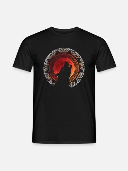 Nordic Wolf Fenrir - Men's T-Shirt - black