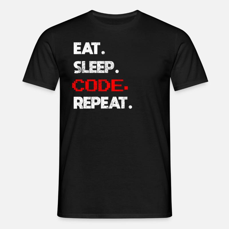 Coder Programmierer - Männer T-Shirt - Schwarz