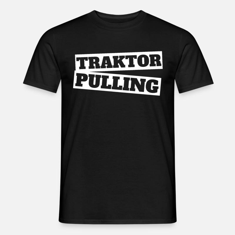Traktor Pulling - Männer T-Shirt - Schwarz