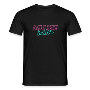 Ruf mich nicht an! - Männer T-Shirt - Schwarz - Vorne - AI Model Male 178 light (178cm)