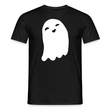 Fantôme fantôme déguisement fantôme fantôme halloween - T-shirt homme - noir - Devant - AI Model Male 178 light (178cm)