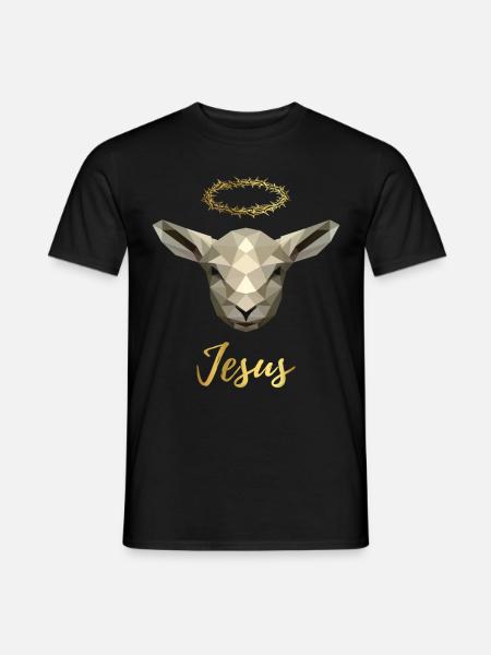 Jesus Christ Gift Poly - Men's T-Shirt - black