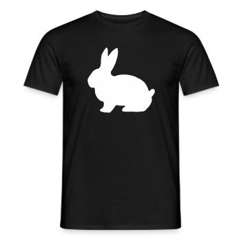 Hase Ostern Häschen Haustier Hasen Osterhase - T-shirt homme - noir - Devant - AI Model Male 178 light (178cm)