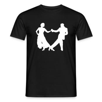 Tango danseur salsa cadeau danse couple danse - T-shirt homme - noir - Devant - AI Model Male 178 light (178cm)