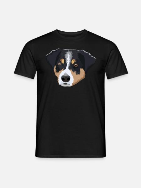 appenzeller sennenhund gift idea - Men's T-Shirt - black