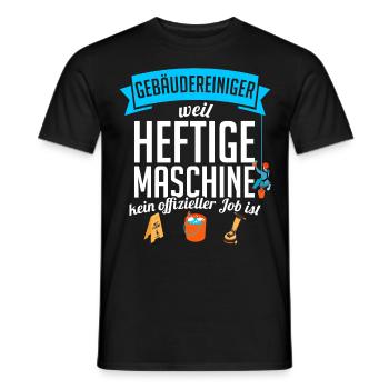 Geschenk für Gebäudereiniger - Männer T-Shirt - Schwarz - Vorne - AI Model Male 178 light (178cm)
