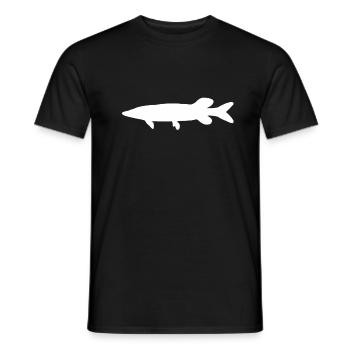 Fish marine animals shark fishes animal fish marine animal - Men's T-Shirt - black - Front - AI Model Male 178 light (178cm)
