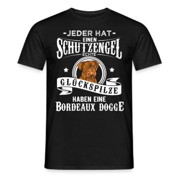 Bordeaux Dogge Hund Geschenk - Männer T-Shirt - Schwarz - Vorne - AI Model Male 178 light (178cm)