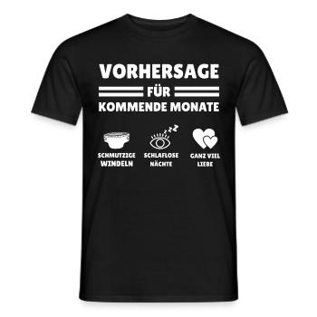 Werdende Eltern Lustige Geschenkidee - Männer T-Shirt - Schwarz - Vorne - AI Model Male 178 light (178cm)
