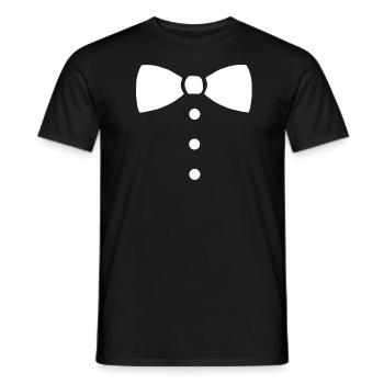 Noeuds costumes de motifs enfants belle cadeau - T-shirt homme - noir - Devant - AI Model Male 178 light (178cm)