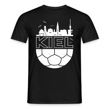 Kiel Handball - Männer T-Shirt - Schwarz - Vorne - AI Model Male 178 light (178cm)