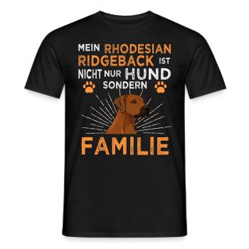 Rhodesian Ridgeback - Männer T-Shirt - Schwarz - Vorne - AI Model Male 178 light (178cm)