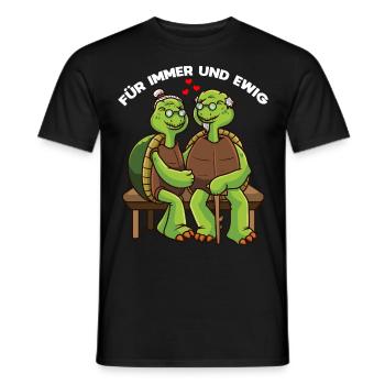 Geschenke für Großeltern Goldene Hochzeit - Männer T-Shirt - Schwarz - Vorne - AI Model Male 178 light (178cm)