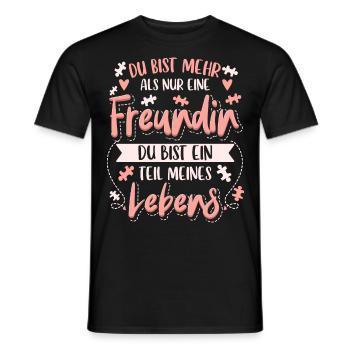 Beste Freundin Geschenke Beste Freundinnen - Männer T-Shirt - Schwarz - Vorne - AI Model Male 178 light (178cm)