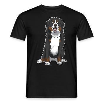 Berner Sennenhund Geschenk - T-shirt homme - noir - Devant - AI Model Male 178 light (178cm)