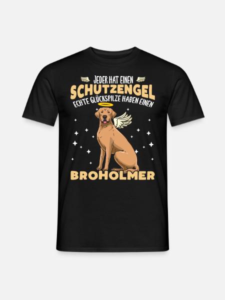 Broholmer Hund Hundefan - Männer T-Shirt - Schwarz