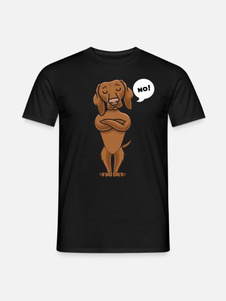 Sturer Magyar Vizsla dog funny - Men's T-Shirt - black