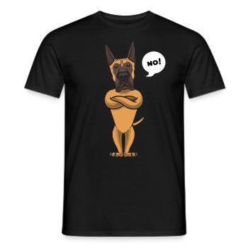 Sture Danish Great Dane German Great Dane - Men's T-Shirt - black - Front - AI Model Male 178 light (178cm)