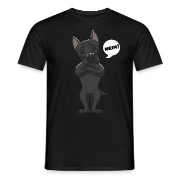 Sturer Cane Corso Italiano Hund lustig Hundefan - Männer T-Shirt - Schwarz - Vorne - AI Model Male 178 light (178cm)